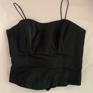 Black corset top
